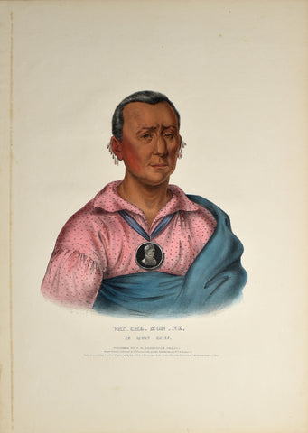 Thomas McKenney (1785-1859) & James Hall (1793-1868), Wat-Che-Mon-Ne, An Ioway Chief