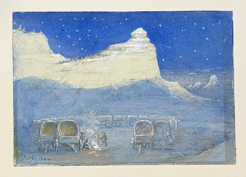 William Henry Jackson (1843-1942), Mitchell Pass, Scotts Bluff, Wyo