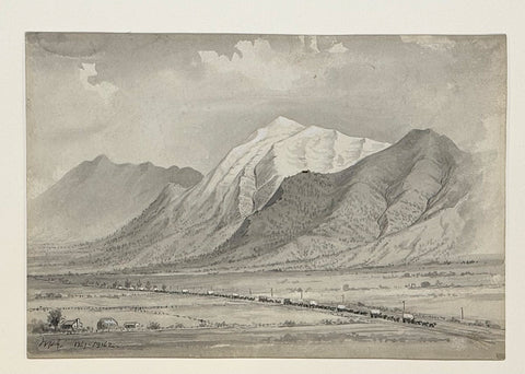 William Henry Jackson (1843-1942), Mt. Nebo West from Near Nephi