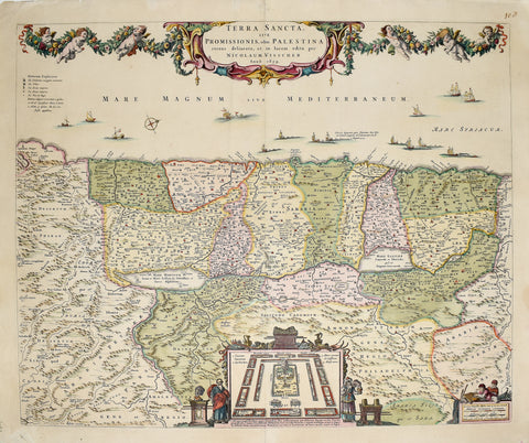 Nicolas Visscher, Terra Sancta sive Promissionis Olim Palestina (The Holy Land)