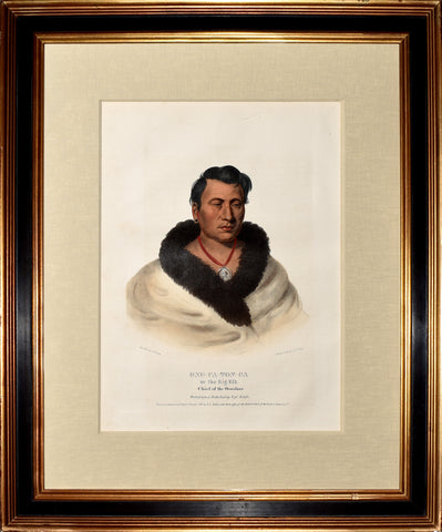 Thomas McKenney (1785-1859) & James Hall (1793-1868), Ong-Pa-Ton-Ga or the Big Elk, Chief of the Omahas
