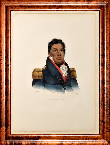 Thomas McKenney (1785-1859) & James Hall (1793-1868), Push-Ma-Ta-Ha, Chactaw Warrior