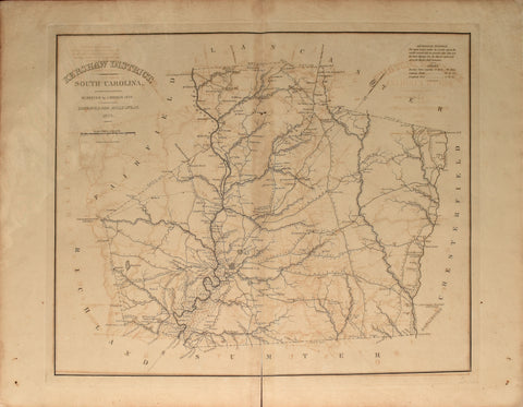 Robert Mills (1781-1855), Kershaw District, South Carolina