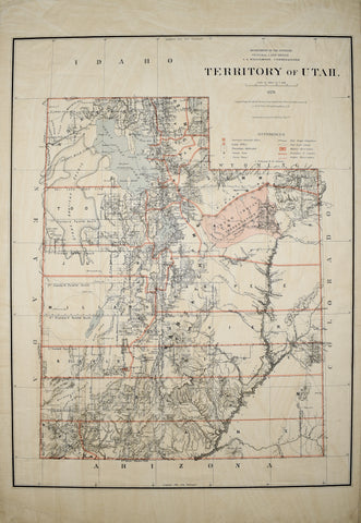 United States General Land Office/Charles Roeser, Territory of Utah