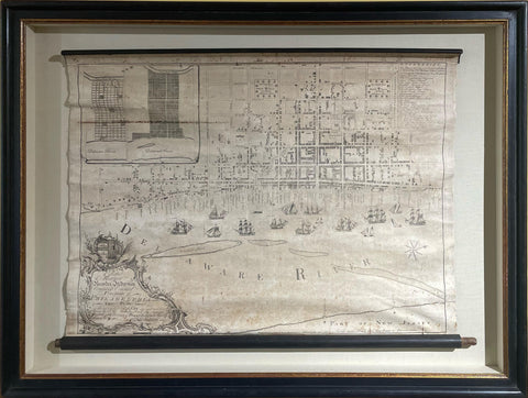 Nicholas Scull (1687-1761), To the Mayor Recorder Aldermen Common Council and Freemen of Philadelphia This Plan of the improved part of the City surveyed and laid down by the late Nicholas Scull...