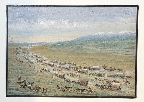 William Henry Jackson (1843-1942), South Pass and Wind River Mountains Travel of 1852