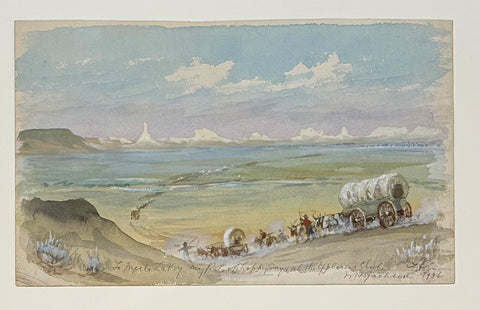 William Henry Jackson (1843-1942), Wagon Train