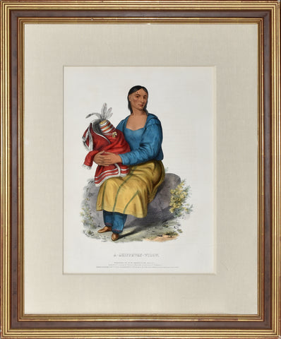 Thomas L. McKenney (1785-1859) & James Hall (1793-1868), A Chippeway Widow