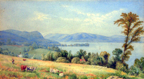 John William Hill (1812- 1879), From Fishkill [View of the Hudson River from Fishkill]