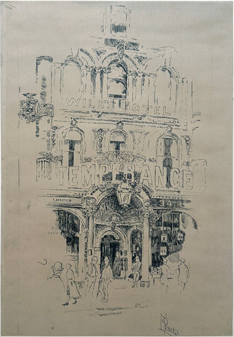 Joseph Pennell (1860 - 1926), Wild’s Hotel