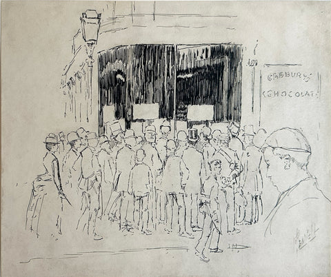 Joseph Pennell (1860 - 1926), The Windows of ‘Punch’