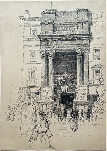 Joseph Pennell (1860 - 1926), Exeter Hall