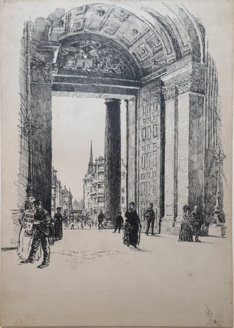 Joseph Pennell (1860 - 1926), West Door of St. Paul’s