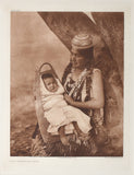 Edward S. Curtis (1868-1953), Hupa Mother and Child Pl 450