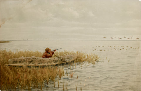 Arthur Burdett Frost (American, 1851-1928), Ducks from A Blind