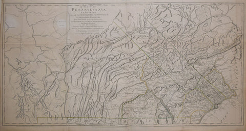 William Scull (1739-1784), A Map of Pennsylvania exhibiting not only the Improved Parts of the Province…
