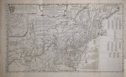 Thomas Pownall (British, 1722-1805), A Map of the Middle British Colonies in North America...