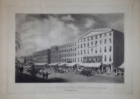 James Rubens Smith (1775-1849), Engraver, A South East View of Merchants Hotel…