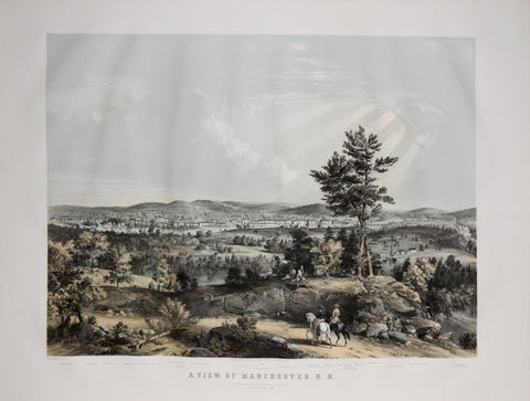 J. B. Bachelder,  A View of Manchester, N. H., composed from Sketches taken near Rock Raymond by J. B.