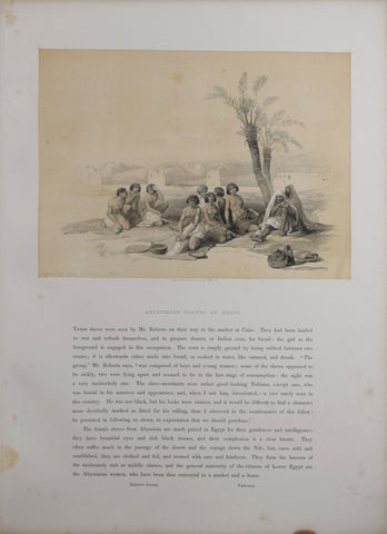 David Roberts (1796-1864), Abyssinian Slaves at Korth