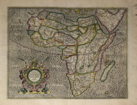 Gerard Mercator, Jr. (ca. 1565-1656), Africa Ex Magna Orbis Terre Descriptione Gerardi Mercatoris…