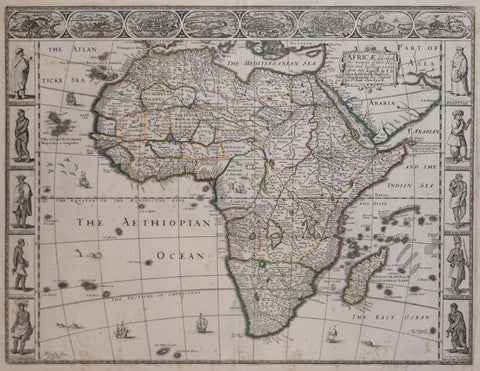 John Speed (English, 1552-1629), Africae, described, the Manners of their Habits and Buildings…