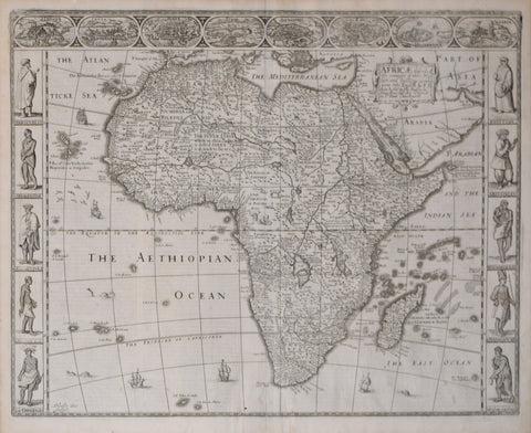 John Speed (English, 1552-1629), Africae, described, the Manners of their Habits and Buildings…