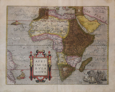 Abraham Ortelius (Flemish, 1527-1598), Africae tabula Nova