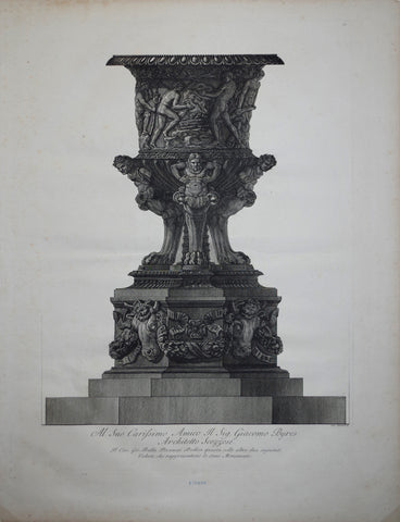 Giovanni Battista Piranesi (1720-1778), Al Suo Carifsimo Amico il Sig Giacomo, Plate 57
