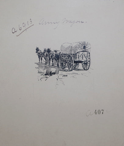 Isaac Walton Taber (1857-1933), Army Wagon