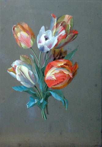 Johann-Samuel Arnhold (German, 1766-1828), Bouquet of Tulips