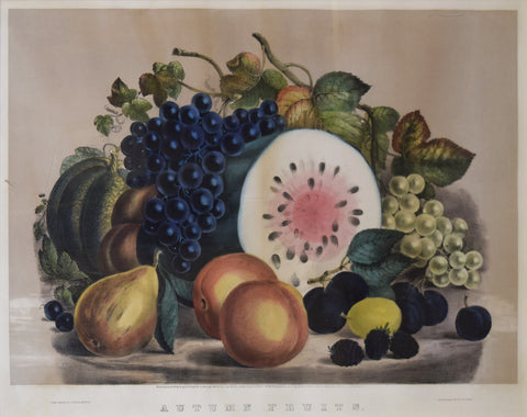 Nathaniel Currier (1813–1888) and James Merritt Ives (1824–1895), Autumn Fruits
