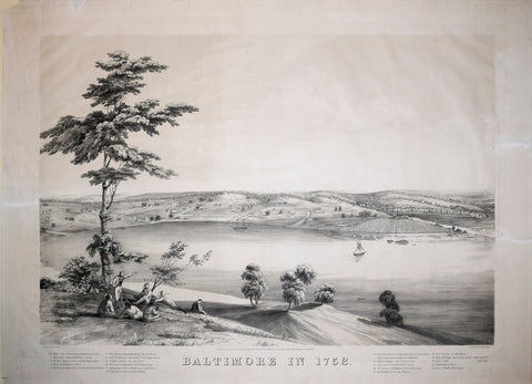 John Bachmann (1790-1874), after, Baltimore in 1752