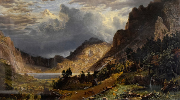 登村ヘンリー　原画　キャッスルマウンテン Albert Bierstadt Storm in the Rocky Mountains, Mt. Rosalie