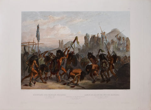 Karl Bodmer (1809-1893), Bison Dance of the Mandan Indians