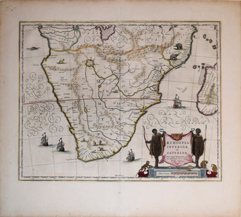 Willem Janszoon Blaeu (Dutch, 1571-1638), Aethiopia Inferior vel Exterior… [Mozambique and South Africa]