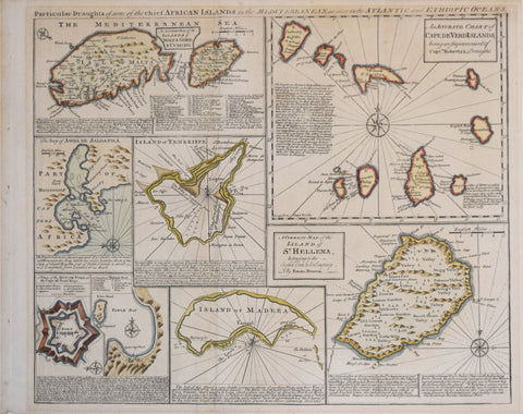 Emanuel Bowen (English, 1693?-1767), Particular Draughts of some of the chief African Islands in the Mediterranean