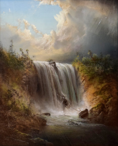 George Douglas Brewerton (1827-1901) "Minnehaha Falls"