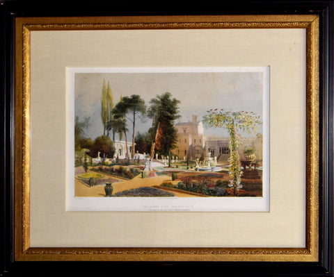 E. Adveno Brooke (fl. 1844-1864), The Parterre in the Gardens at Wilton
