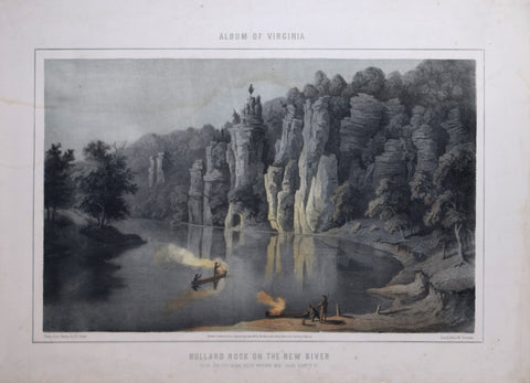 Edward Beyer (1820-1865), Bullard Rock on the New River