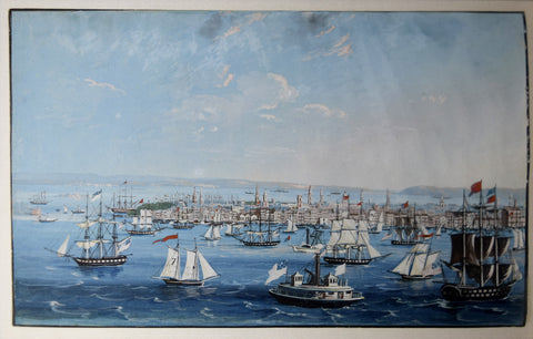 Nicolino Vicompte Calyo (1799-1884), View of New York