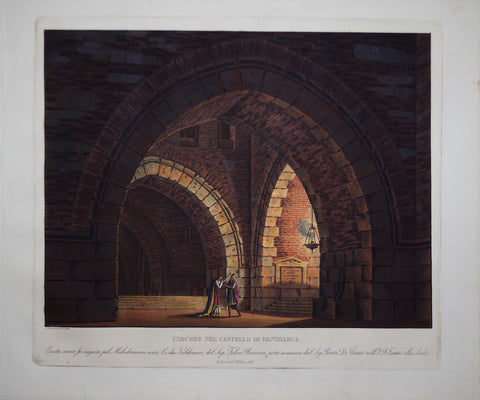 Alessandro Sanquirico (1777-1849), Carcere nel castello