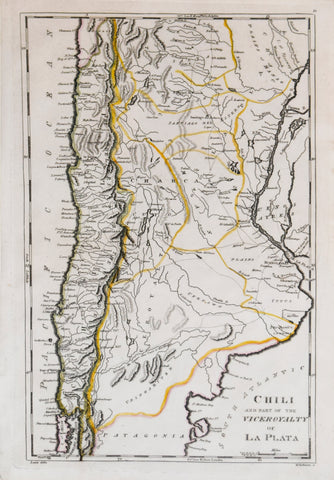Mathew Carey (1760-1839), Chili and part of the Viceroyalty of La Plata