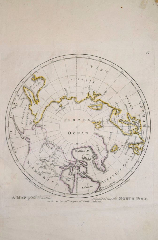 Mathew Carey (17601839), Map of the Countries situate about the North