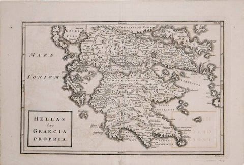 Christoph Cellarius (1638-1707), Hellas sive Graecia Propria (Greece)