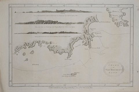 Alexander Hogg (fl. 1778-1809), Chart of Van Diemen’s Land