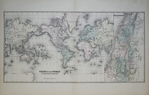 Home LIbrary and Supply Association, The Chart of the World by Mercator’s Projection