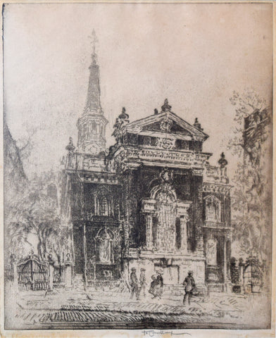 Joseph Pennell (1860 - 1926), Christ Church