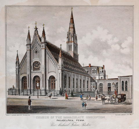 Edward F. Durang (1829-1911), architect, Church of the Immaculate Conception Philadelphia