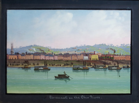 Nicolino Vicompte Calyo (1799-1884), Cincinnati on the Ohio River